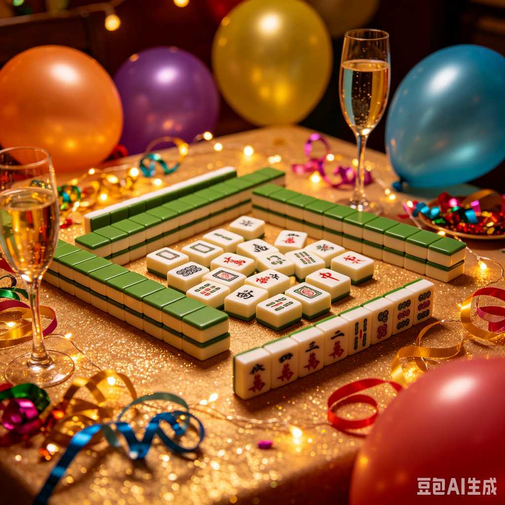 indoor leisure game mahjong set
