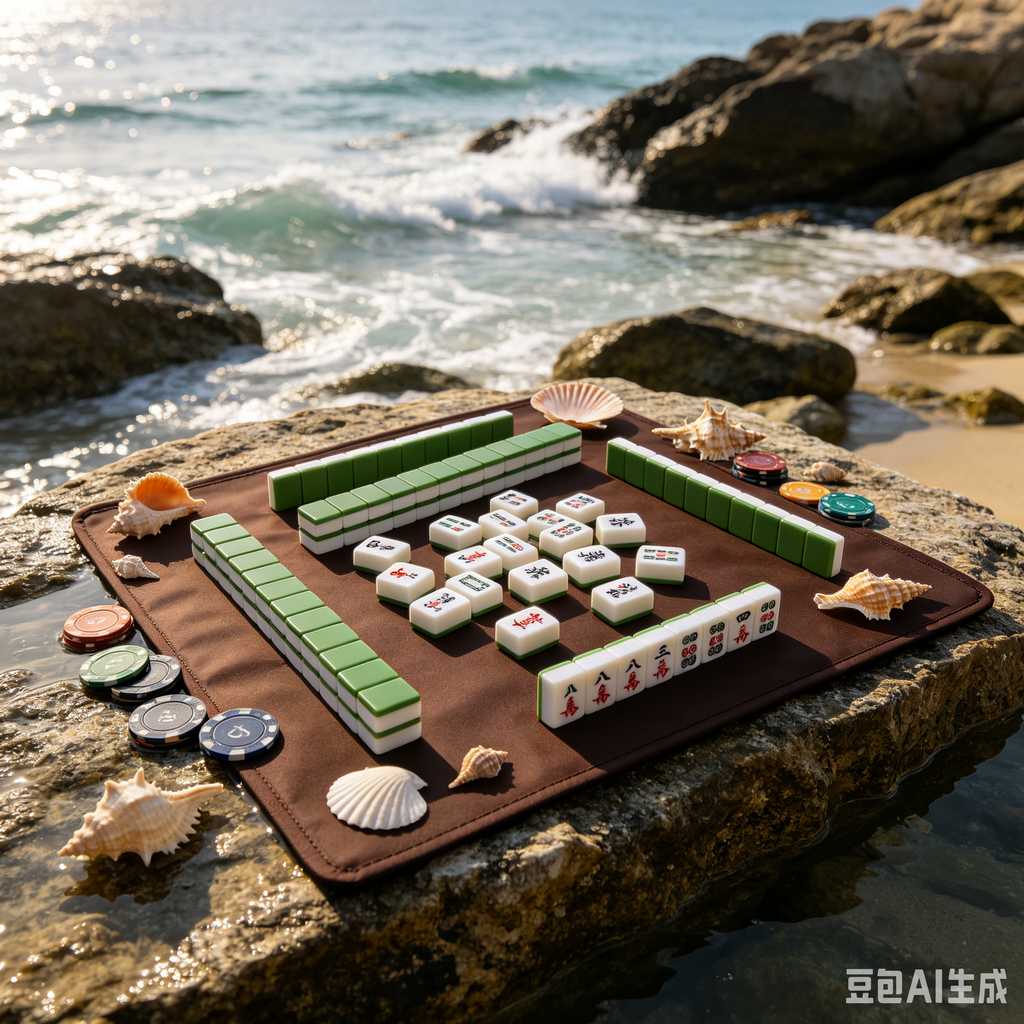 decorative text mahjong set